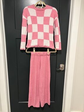 NWOT Girls Pink Set